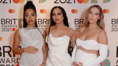 Little Mix at the Brit Awards. Pic: Richard Young/Shutterstock    